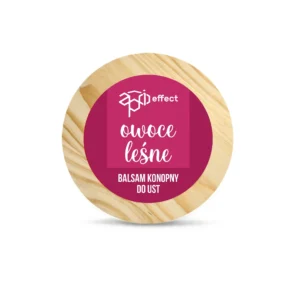 Konopny balsam do ust OWOCE LEŚNE 10 ml